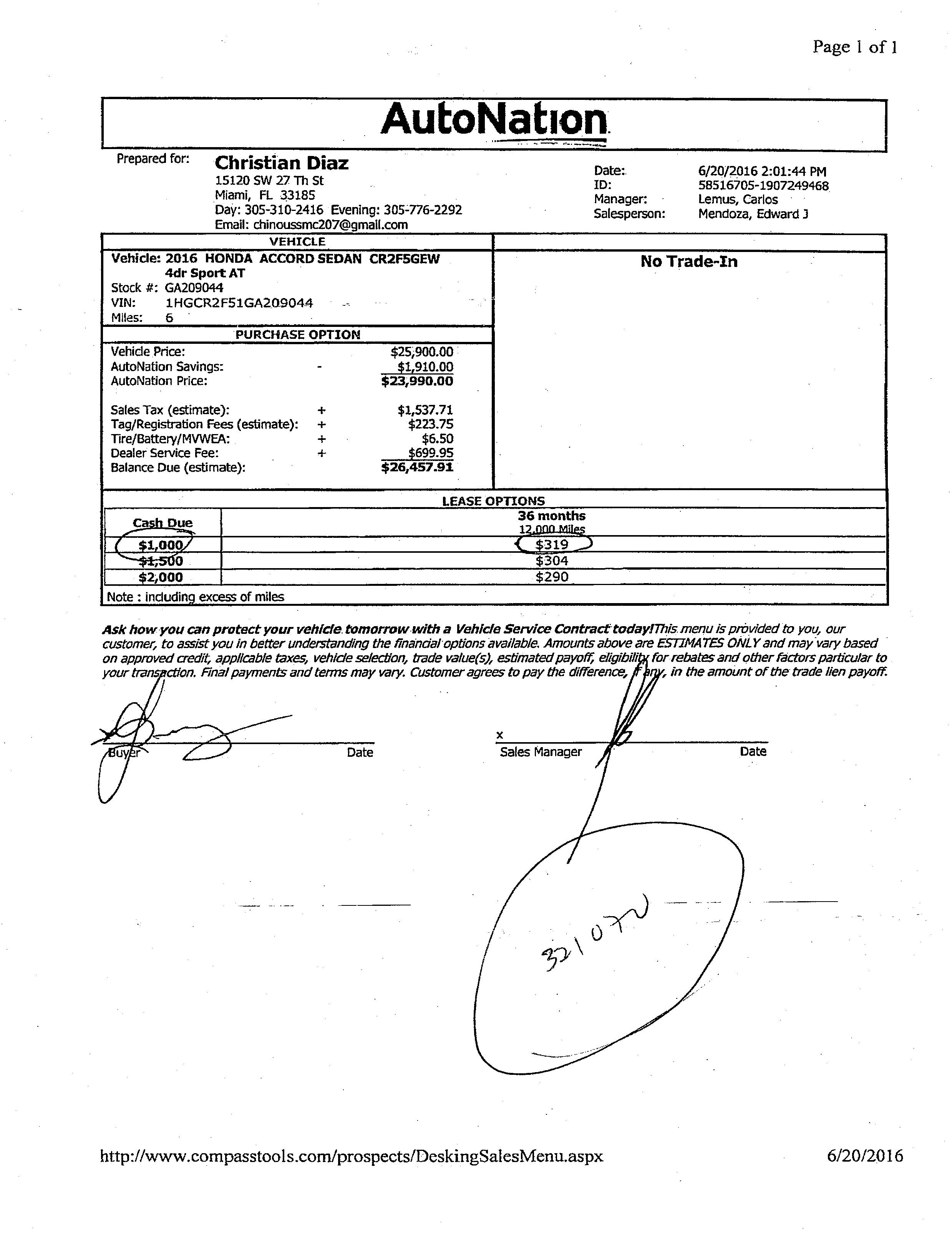 AutoNation Corporate Complaints Number 1